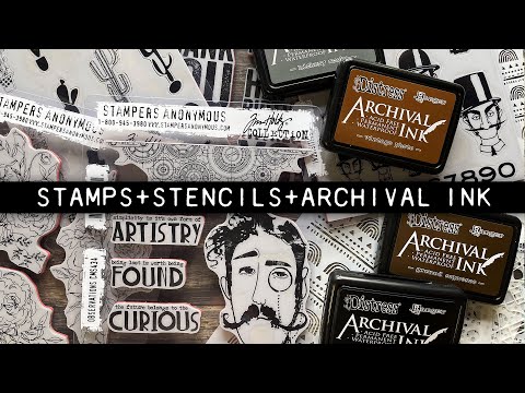 Simon Says Stamp! Tim Holtz Distress Archival Ink Pad HICKORY SMOKE Ranger