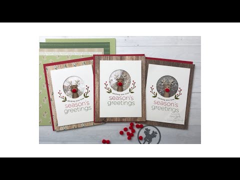 Simon Says Stamp! CZ Design HO HO DEER CIRCLE Wafer Die czd70