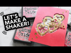 Simon Says Stamp! CZ Design Wafer Dies CHUNKY HEART TRIO czd157 To The Moon