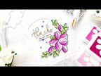 Simon Says Clear Stamps SWOOPY FLOWERS sss302632c Kisses *
