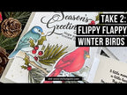 Simon Says Stamp! Simon Says Stamp WINTER BIRDS Wafer Dies sssd112423c