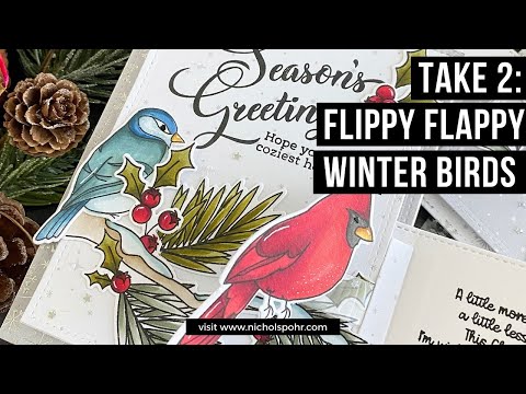 Simon Says Stamp! Simon Says Stamp WINTER BIRDS Wafer Dies sssd112423c