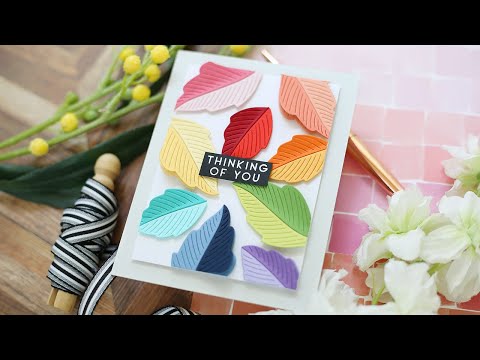 Simon Says Stamp! Simon Says Stamp LAYERED ROSE LEAVES Wafer Dies s814