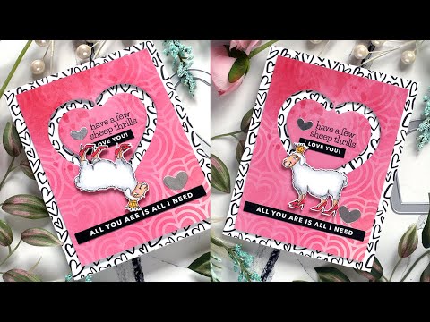 Simon Says Stamp! Simon Says Stamp Stencil HEART CHAIN ssst221594
