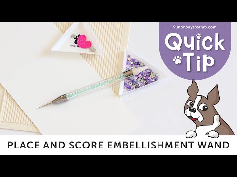 Simon Says Stamp Place and Score Embellishment Wand st0104