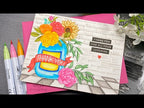 Simon Says Stamp! Simon Says Clear Stamps SUNSHINE FLOWERS sss202384c *