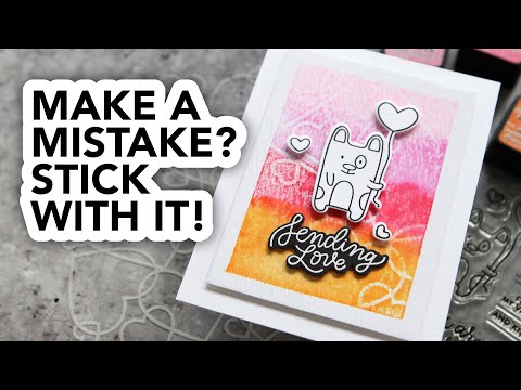 Simon Says Stamp! Simon Says Stamp Stencil TUMBLING OUTLINE HEARTS ssst221603
