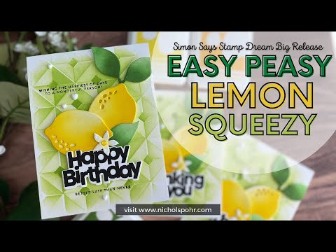 Simon Says Stamp! Simon Says Stamp LEMON ZEST Wafer Dies sssd112645