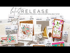 Simon Says Stamp! PinkFresh Studio FOLK FLORAL STEM Hot Foil Plate 160722