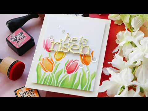 Simon Says Stamp! CZ Design Wafer Dies HE IS RISEN czd83 Lucky To Know You