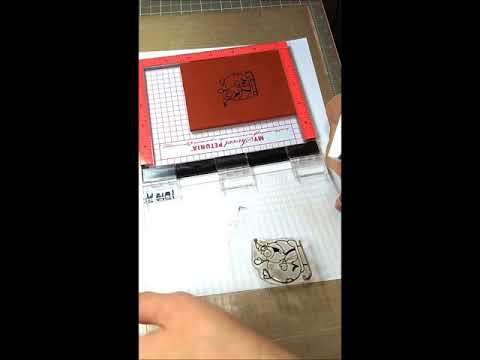 Simon Says Stamp! Whimsy Stamps MIRROR IMAGE Rubber Cling Stamp wsmir01