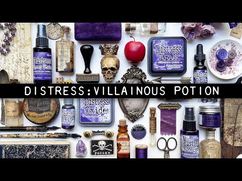 Simon Says Stamp! Tim Holtz Distress Oxide Reinker VILLAINOUS POTION Ranger tdr78838