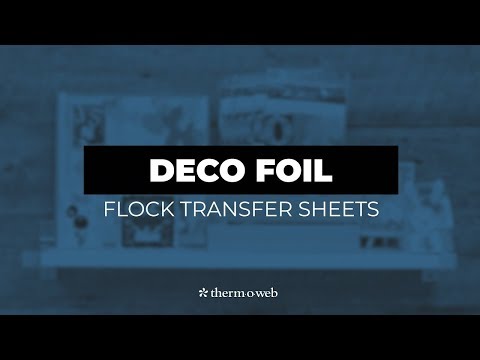 Thermo Web, Black Velvet Flock Transfer Sheets, Deco Foil – Stampin  MunchKins