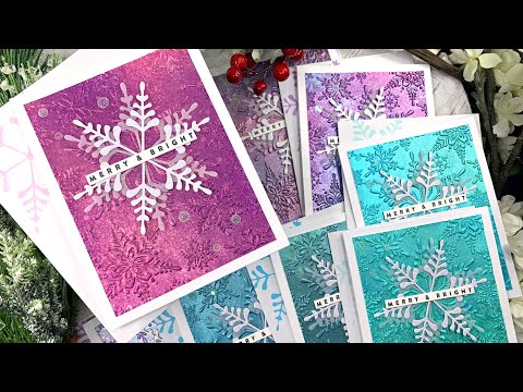Simon Says Stamp! Simon Says Stamp Embossing Folder And Dies GLISTENING SNOWFLAKES sfd304