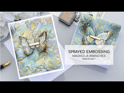 Simon Says Stamp! Simon Says Stamp Embossing Folder MAGNOLIA BRANCHES sf223