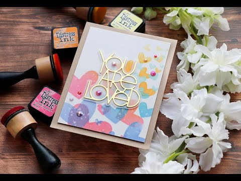 Simon Says Stamp! Simon Says Stamp YOU ARE LOVED Wafer Dies sssd112099
