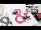 Simon Says Stamp! CZ Designs SENTIMENT STRIPS REVERSE LOVE czg001
