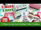 Simon Says Stamp! CZ Design Stamps and Dies LET IT SNOW set564ls Cozy Hugs