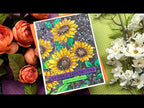 Simon Says Stamp! Simon Says Clear Stamps SUNFLOWER GARDEN sss202382c
