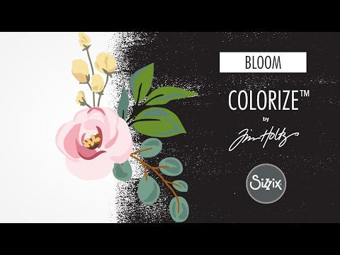 Simon Says Stamp! Tim Holtz Sizzix BLOOM Colorize Thinlits Dies 665208