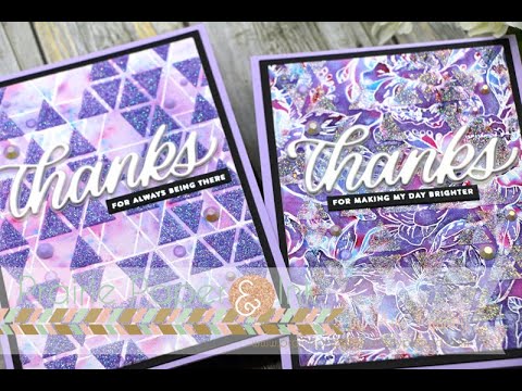 Simon Says Stamp! Tonic LILAC WATERFALL Nuvo Shimmer Powder 1216n