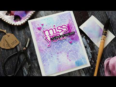 Simon Says Stamp! CZ Design Wafer Dies MISS YOU czd80