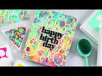 Simon Says Stamp! Simon Says Stamp BALLOON BACKGROUND Wafer Dies s728