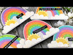 Simon Says Stamp! Simon Says Stamp RAINBOW CARD Wafer Dies sssd112163