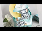 Tim Holtz Distress Oxide Ink Pad SCATTERED STRAW Ranger tdo56188 3D Baby Card Video