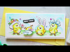 Simon Says Stamp! Art Impressions EASTER CHICKS Clear Stamps and Dies 5401