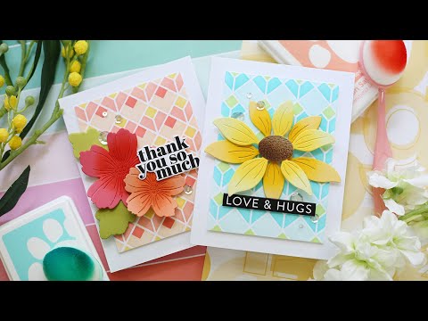 Simon Says Stamp! Simon Says Stamp ETCHED LAYERED DAISY Wafer Dies s711