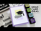 Simon Says Stamp! CZ Design GRAD HAT Wafer Dies czd88