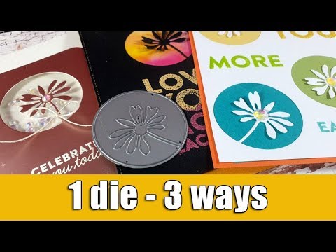 Simon Says Stamp! Simon Says Stamp PEEKING DAISY Wafer Die s659