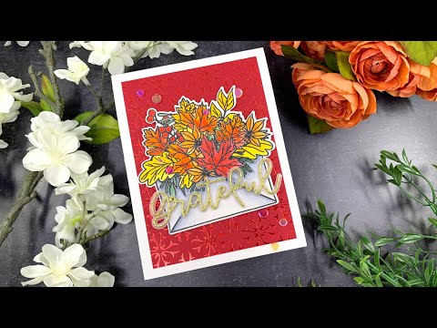 Simon Says Stamp! Trinity Stamps FILLED WITH GRATITUDE Clear Stamp Set tps-204