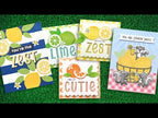 Simon Says Stamp! Lawn Fawn ZESTY LEMON Die Cuts lf2879