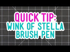 Simon Says Stamp! ZIG Wink of Stella GLITTER CLEAR Brush Tip Marker 9099