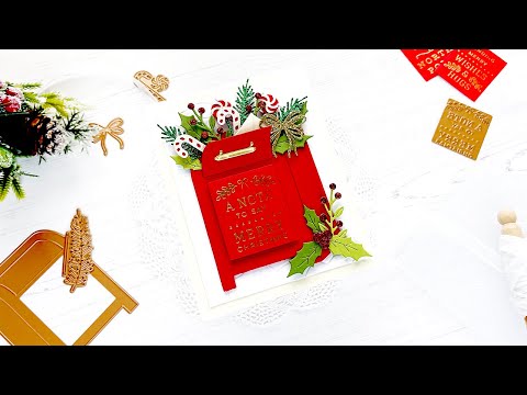 Simon Says Stamp! S3-464 Spellbinders PARCEL AND POST CHRISTMAS DECORATIONS Etched Dies