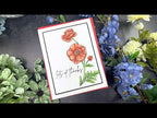 Simon Says Clear Stamps Poppy Perfection sss202517c *