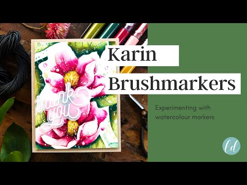 Karin Brushmarker PRO Set of 12 Flower Colors