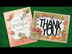 Simon Says Stamp! Lawn Fawn FALL LEAVES BACKDROP Die Cuts lf2703