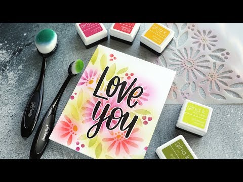 Simon Says Stamp! Simon Says Stamp Stencil DAISY BOUQUET ssst121470