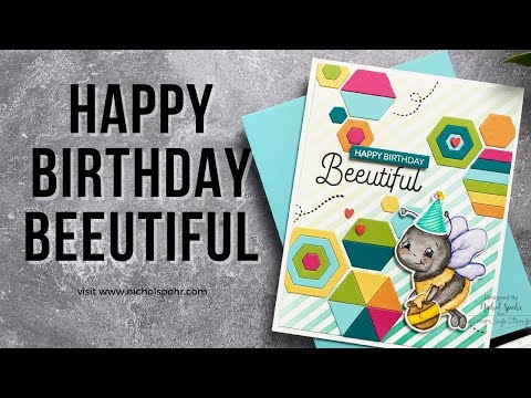Simon Says Stamp! Simon Says Clear Stamps BEE HAPPY sss202019