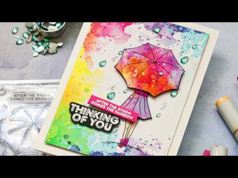 Simon Says Stamp! Simon Says Clear Stamps FOLLOW THE RAINBOWS sss102110