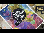 Simon Says Stamp! Simon Says Cling Stamp HEART TO HEART BACKGROUND sss102095