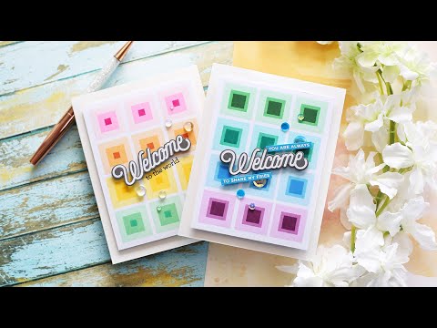 Simon Says Stamp! Simon Says Clear Stamps MIX AND MATCH SQUARES sss202266