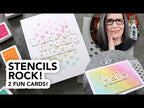 Simon Says Stamp! CZ Design Stencils SIMPLE DUO czt006
