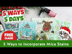 Simon Says Stamp! Tim Holtz Distress HOLIDAY MICA STAIN SET 4 Ranger tsck81166