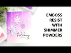 Simon Says Stamp! Simon Says Clear Stamps GLISTENING SNOWFLAKES sss202597c Cozy Hugs