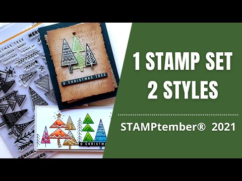 Simon Says Stamp! Simon Says Clear Stamps MERRY CHRISTMAS TREES sss202352c