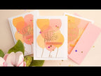 Simon Says Stamp! CZ Design Clear Stamps BALLOON GREETINGS cz273c Cozy Hugs